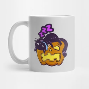 sleeping emote on halloween Mug